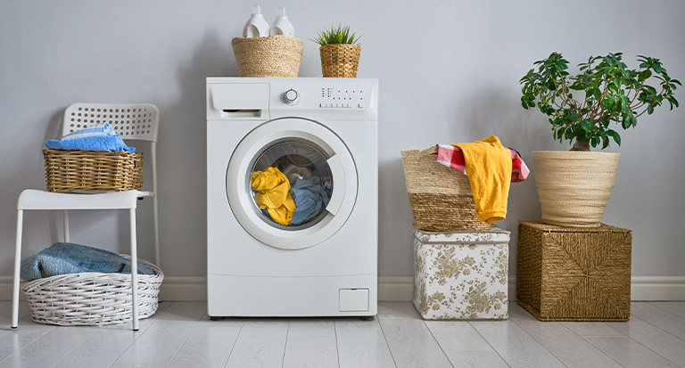 laundry-room-with-a-washing-machine